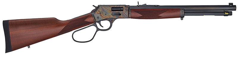 Big Boy Carbine Case Hardened, .44 Mag/.44 Spl, 16.5" Octagon Barrel, Side Gate, Blued/Walnut, 7-rd