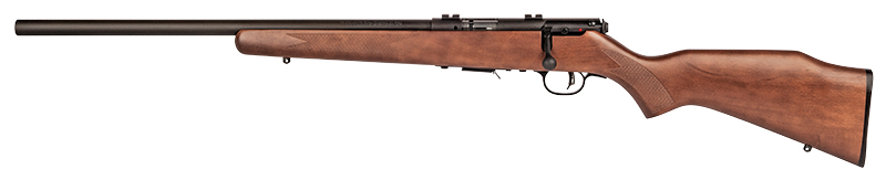 93R17 GLV, .17HMR, 21" Heavy Barrel, Blued, Hardwood, AccuTrigger, Left-Handed, 5-rd