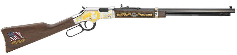Military Service Tribute 2nd Edition, .22LR, 20" Octagon Barrel, Engraved, Blued/Walnut, 16-rd