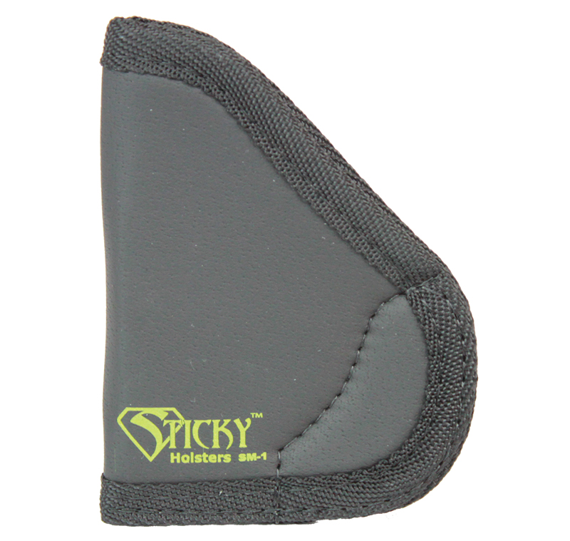 Sticky Holster, Micro Handguns Up to 2.5" Barrel, Small, Black