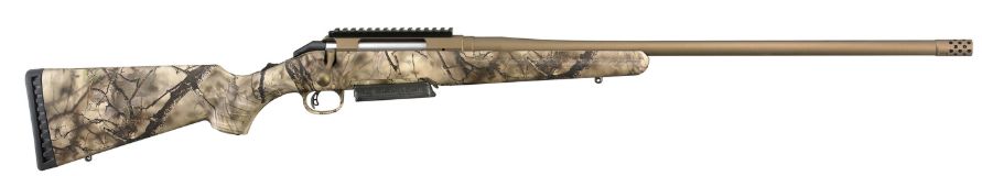 American Rifle, .300 Win Mag, 24" Threaded Barrel, Bronze, Go Wild Camo, 3-rd