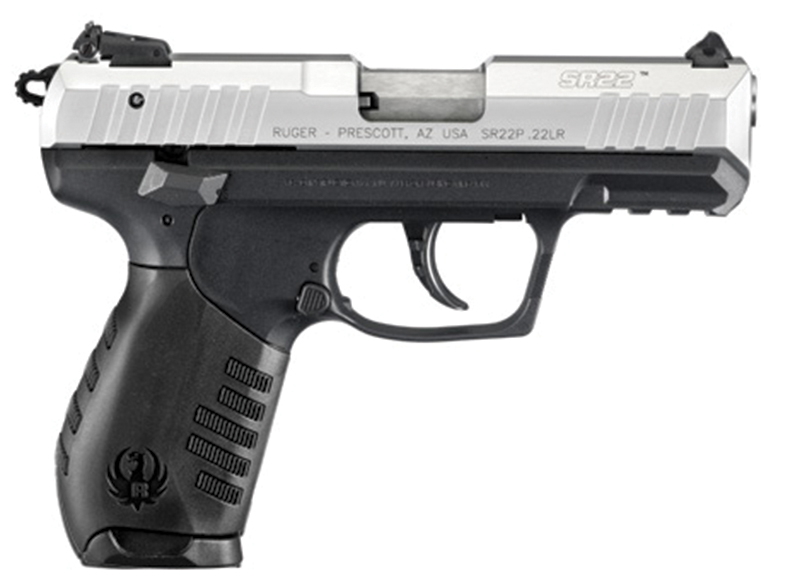 SR22, .22LR, 3.5" Barrel, 3-Dot Sights, Silver, (2) 10-rd