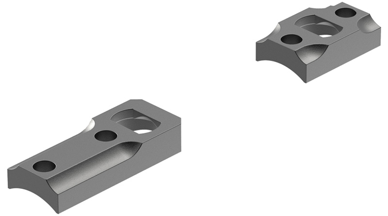 Dual Dovetail Base, 2-Piece, RVR, Ruger American, Matte