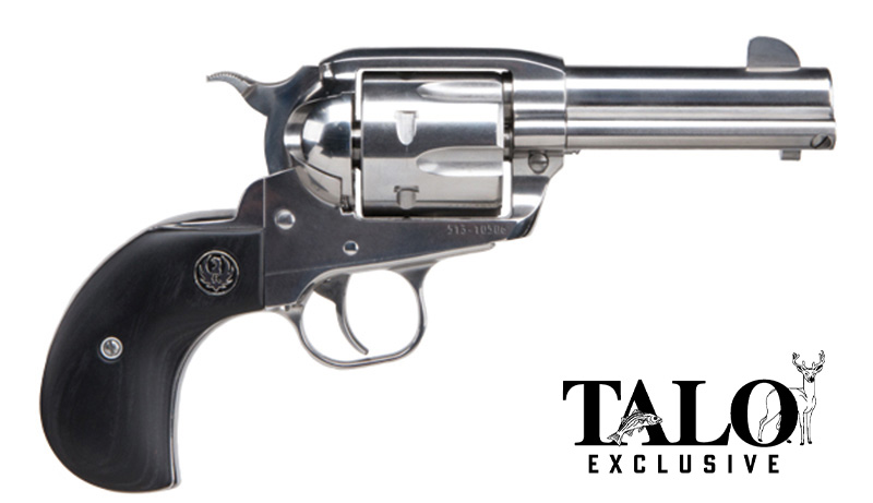 Vaquero, .357 Mag, 3.75" Barrel, Stainless, Bird's Head Grip, 6-rd, TALO
