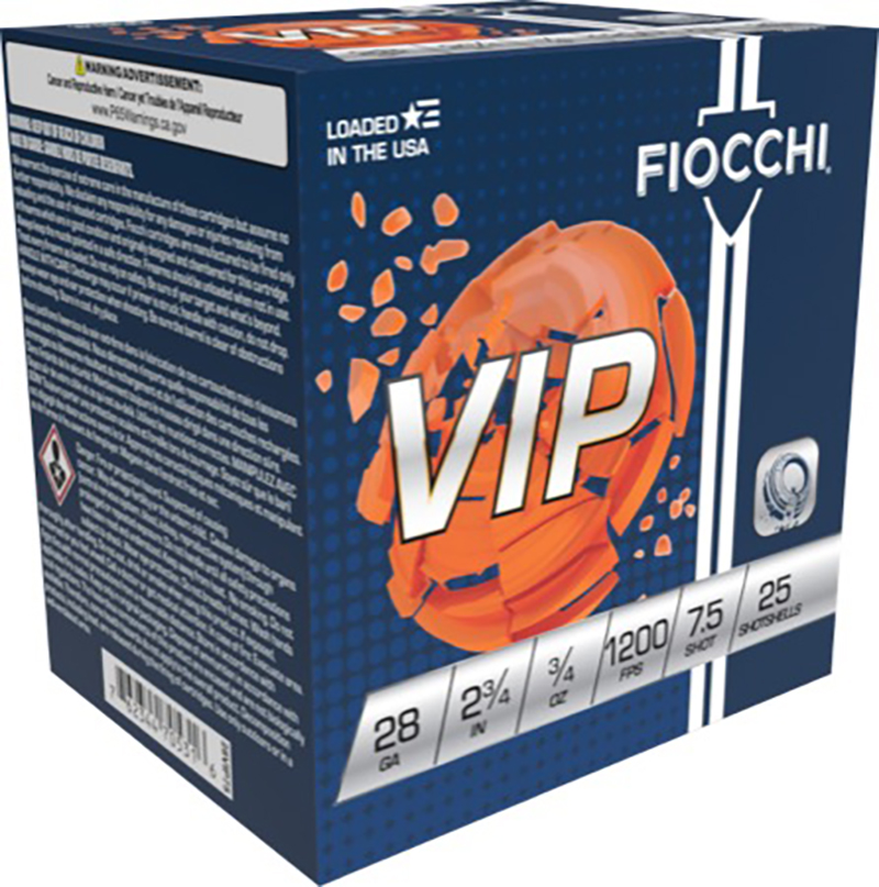 VIP, 28 Gauge, 2 3/4" 3/4 oz, #7.5 Shot, 25/Box