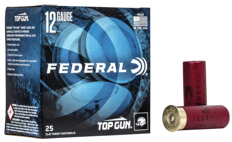 Top Gun, 12 Gauge, 2 3/4" 1 1/8 oz, #8 Shot, 25/Box