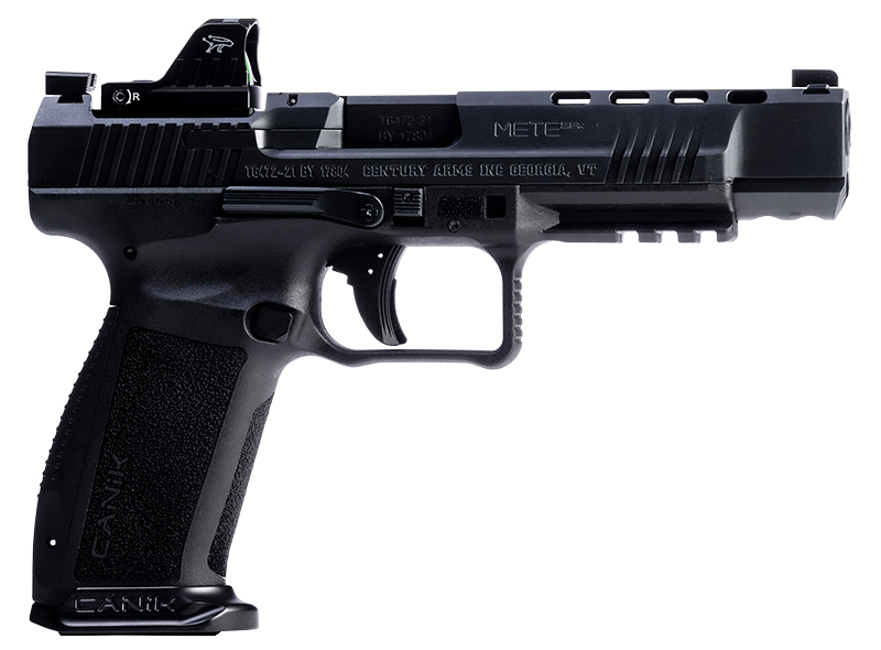 Canik METE SFX, 9mm, 5.2" Barrel, MeCanik MO1 Optic, Black, (1) 18-rd & (1) 20-rd