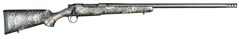 Ridgeline FFT, 6.5 PRC, 20" Carbon Fiber Barrel, Stainless, Green/Black/Tan Accents Stock, 3-rd