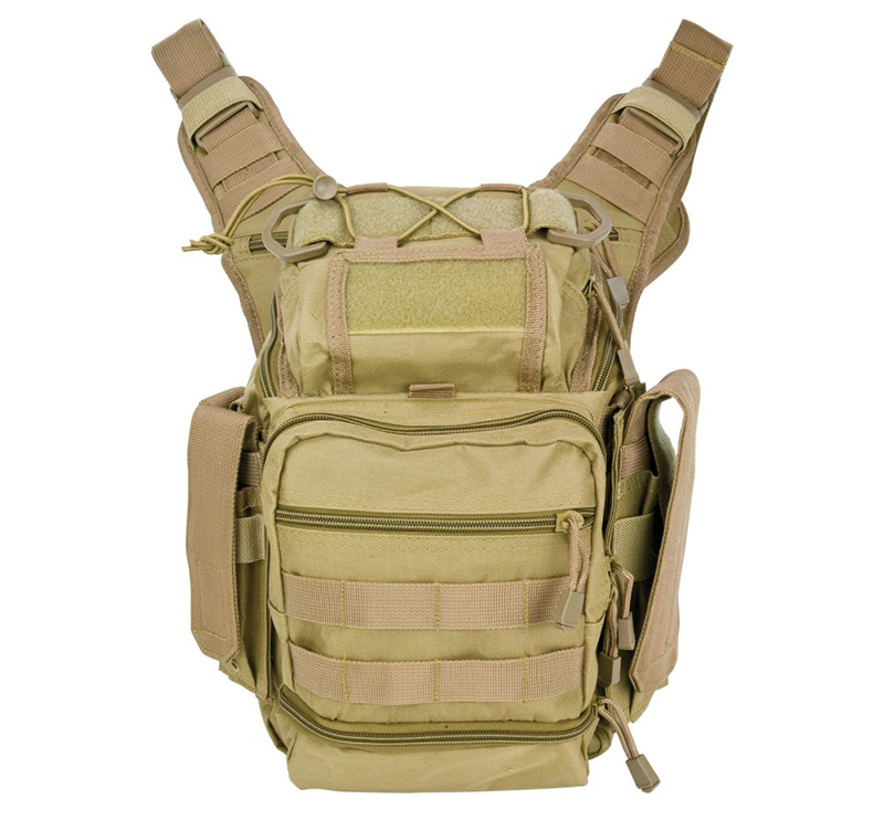 VISM First Responder Utility Bag, Multiple Compartments, Tan