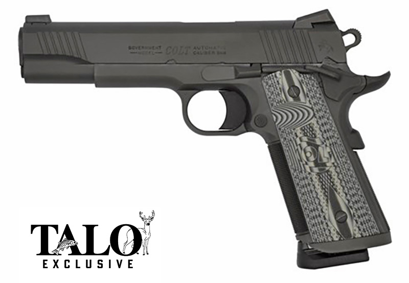 CCU Government, 9mm, 5" Barrel, Novak Sights, Black, G10 Grips, 9-rd