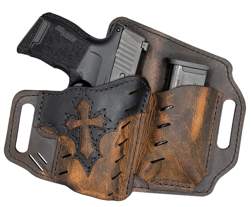 Guardian Archangel Holster w/Mag Pouch, Sub-compact Auto, RH, Water Buffalo Leather, Sig 365