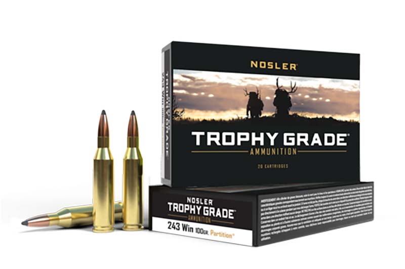 Trophy Grade, .243 Win, 100 Grain, Partition, 20/Box