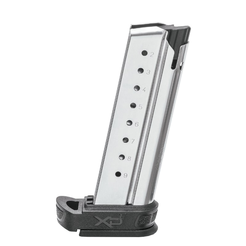 Magazine with Sleeve, 9mm Luger, XD-E, 9-rd, Stainless