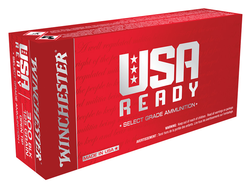 USA Ready, .300 Blackout, 125 Grain, Open Tip, 20/Box