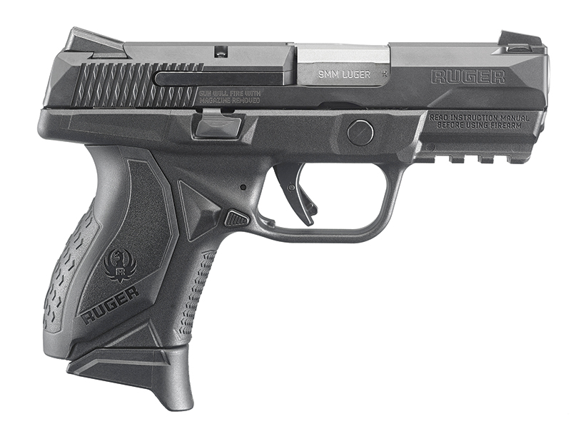 American Pro Compact Pistol, 9mm, 3.55" Barrel, Novak Sights, Black, (1) 12-rd & (1) 17-rd