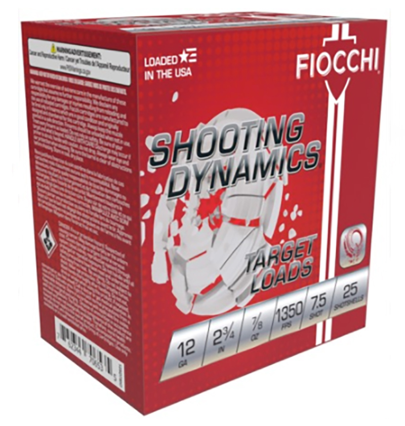 Shooting Dynamics Target, 12 Gauge, 2 3/4" 7/8 oz, #7.5 Shot, 25/Box