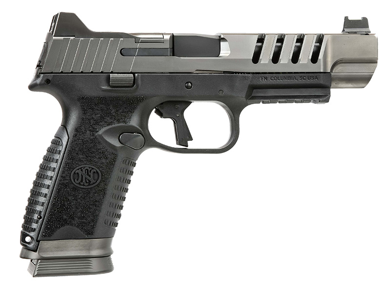 FN 509 Long Slide Edge, 9mm, 5", OR,  Black, (3) 10-rd