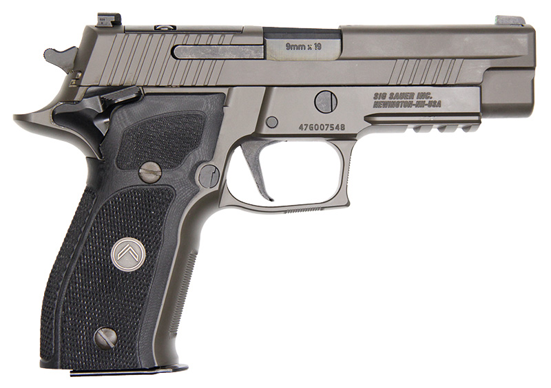 P226 Legion Full Size, 9mm, 4.4" Barrel, R2 Slide Cut, XRay3 Day/Night Sights, SAO, Grey, (3) 15-rd