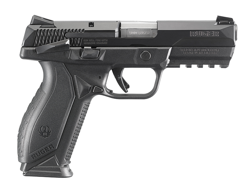 American Pistol, 9mm, 4.20" Barrel, Novak Sights, Manual Safety, Black, 10-rd