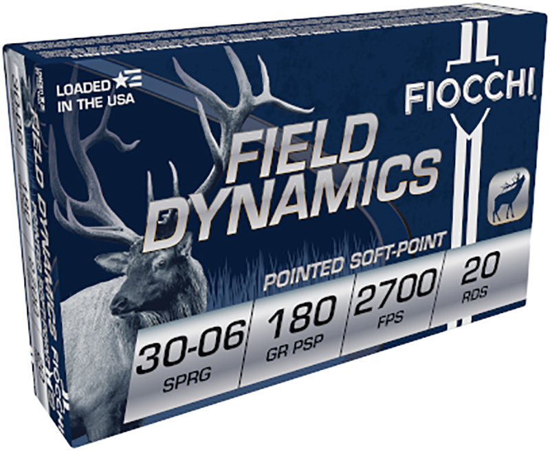 Field Dynamics, .30-06 Springfield, 180 Grain, Pointed Soft Point, 20/Box