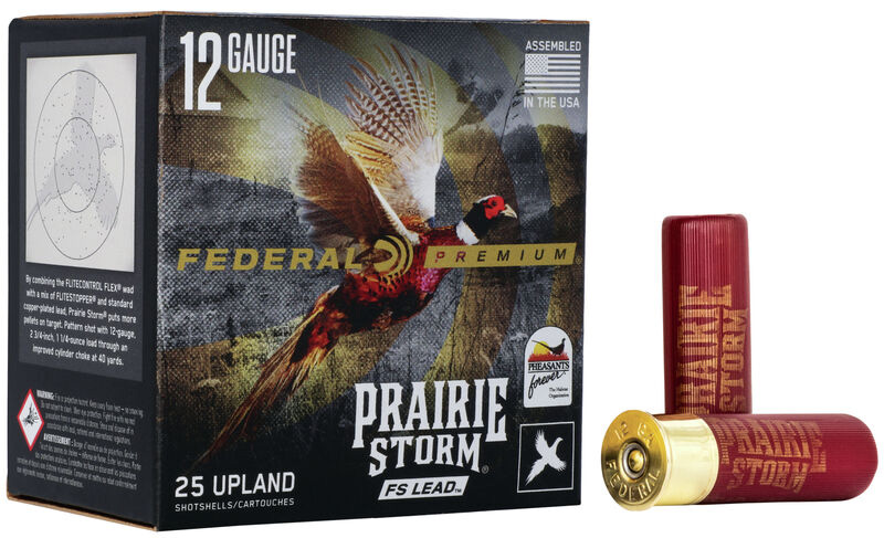 Prairie Storm FS Lead, 12 Gauge, 2 3/4" 1 1/4 oz, #6 Shot, 25/Box
