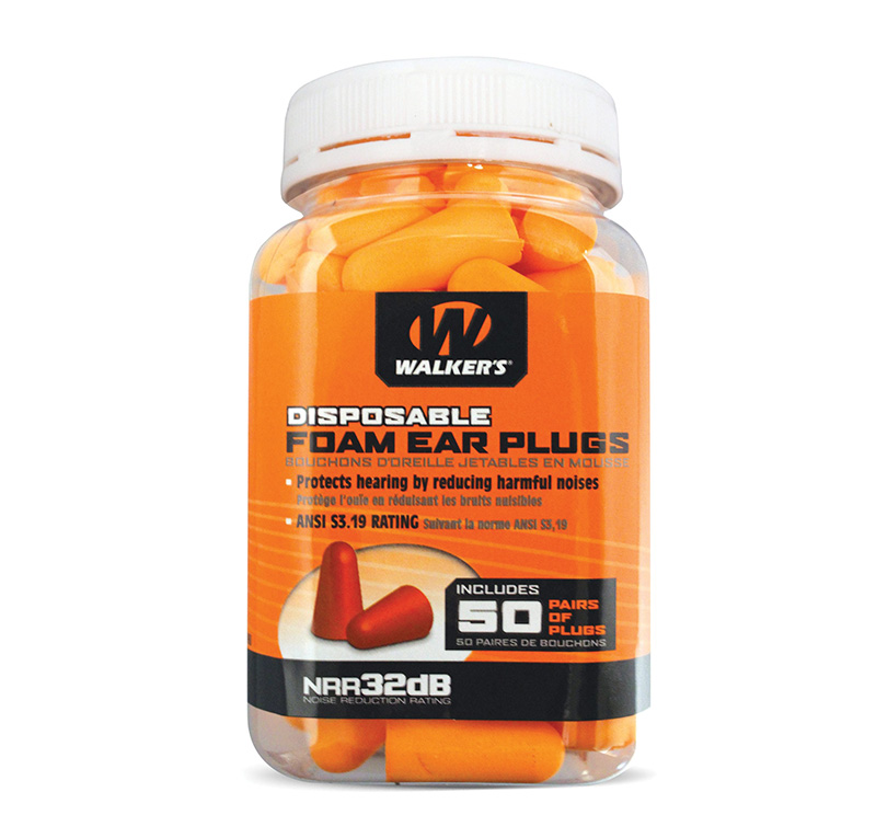 Foam Ear Plugs, 50-Count Jar