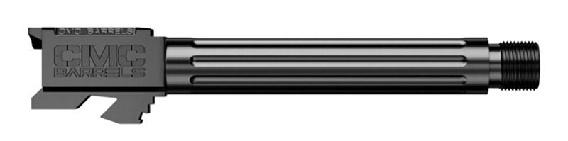 Glock 17 Fluted Barrel, Threaded, Black DLC with hBN Bore & Chamber