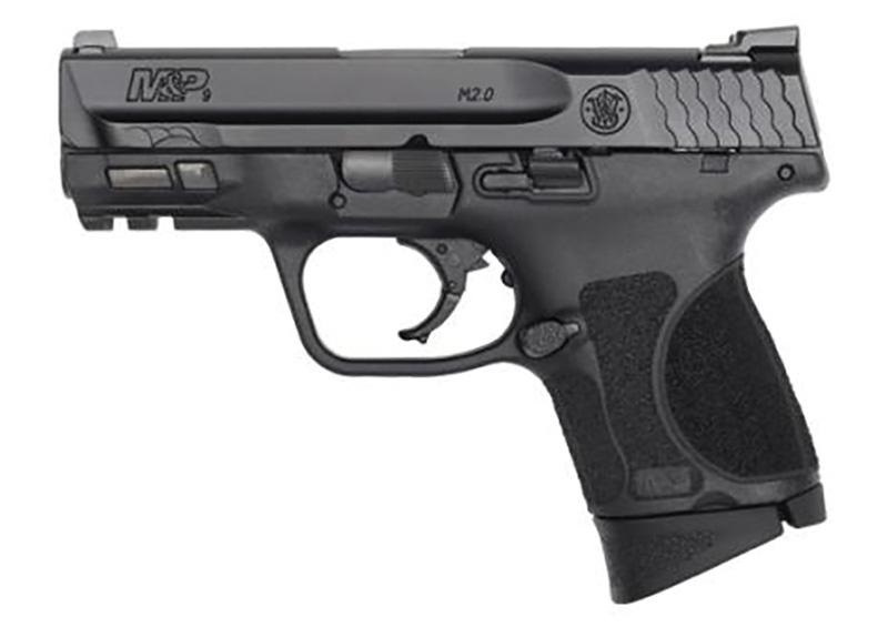 M&P9 M2.0 Subcompact, 9mm, 3.6" Barrel, White Dot Sights, Black, (2) 12-rd