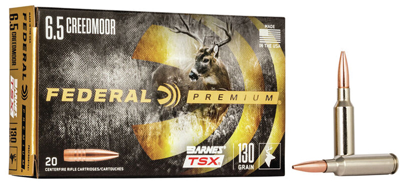 Premium, 6.5 Creedmoor, 130 Grain, Barnes Triple-Shock X, 20/Box