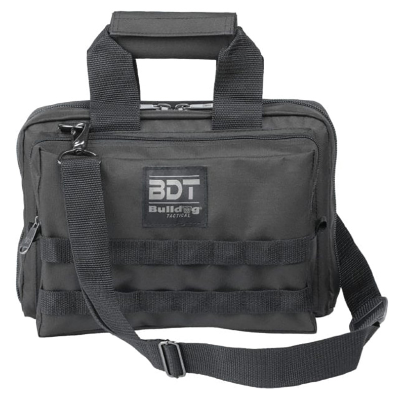 BDT Deluxe 2 Pistol Range Bag w/Strap, Black