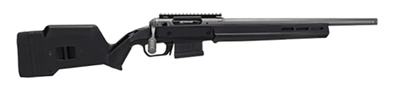 110 Premium Magpul Hunter, 6.5 Creedmoor, 18" Barrel, Cerakote Grey, Black, AICS DBM, 20-MOA Rail, 5-rd