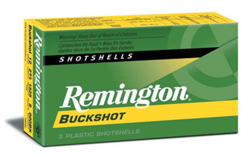 Express Buckshot, 12 Gauge, 2 3/4" 9 Pellets, #00 Buckshot, 5/Box