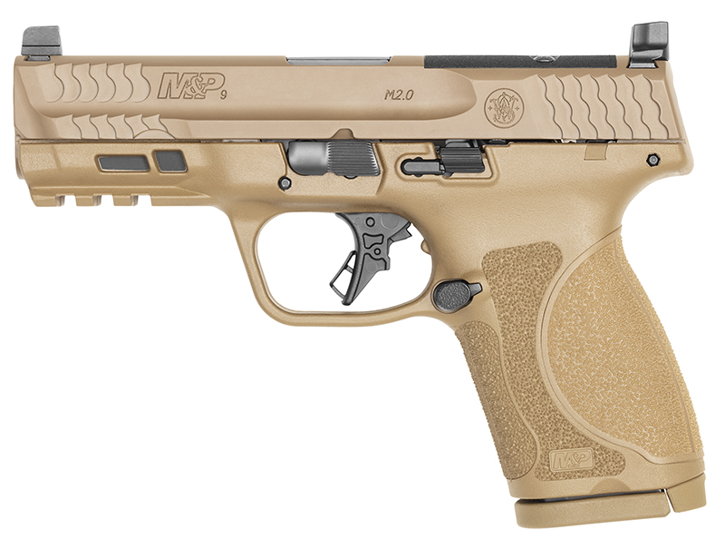 M&P 9 M2.0 Compact, 9mm, 4" Barrel, Optics Ready, FDE, 15-rd