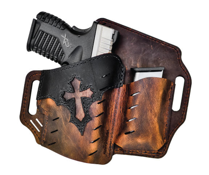 Guardian Archangel Holster w/Mag Pouch, Full Size Auto, RH, Water Buffalo Leather, Size 1
