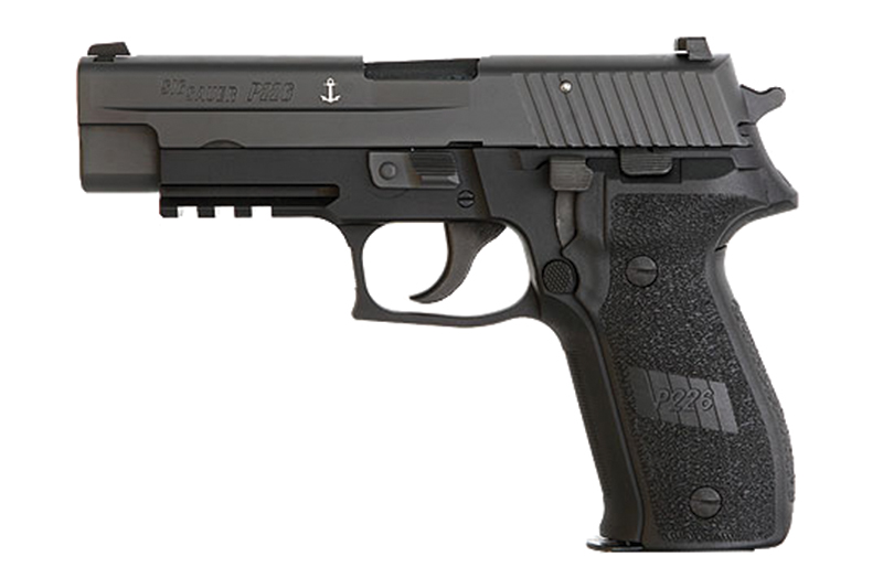 P226 MK25 Full Size, 9mm, 4.4" Barrel, Siglite Night Sights, Black, (3) 15-rd
