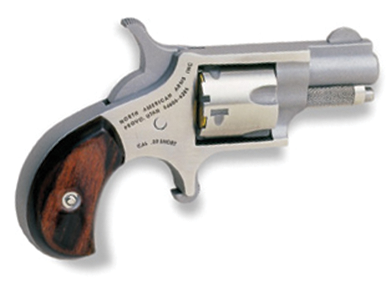 Mini-Revolver, .22 Short, 1.13" Barrel, Stainless, Rosewood Grip, 5-rd