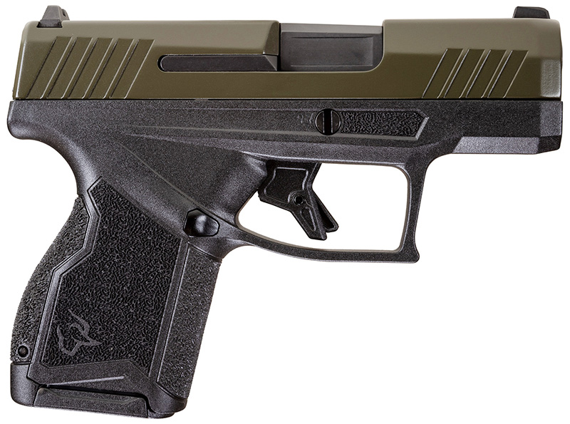GX4, 9mm, 3" Barrel, Black/MS Green, (2) 11-rd