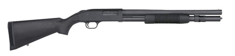 590, 12 Gauge, 18.5" Barrel, 3" Blued, Black Synthetic, 6-rd