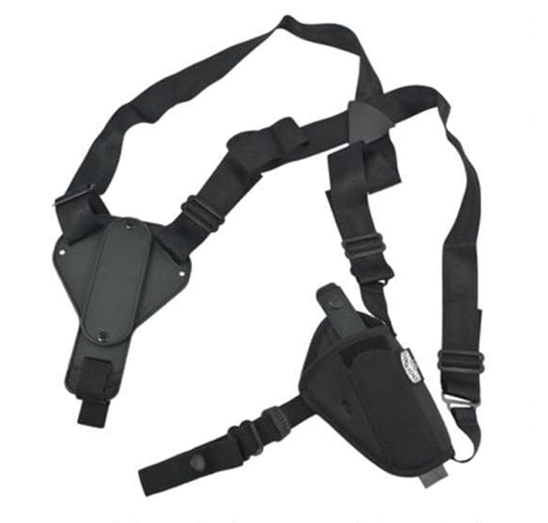 Sidekick Cross-Harness Shoulder Holster, Size 5, 4.5"-5" Barrel Auto, Black