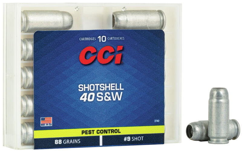 Shotshell, .40 S&W, 88 Grain, #9 Shot, 10/Box