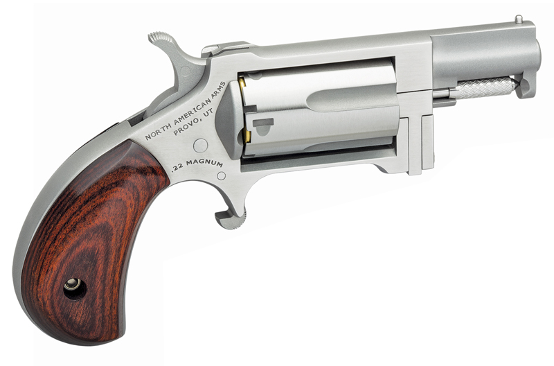 Sidewinder Combo, .22 Mag/.22 LR, 1.5" Barrel, Stainless, Rosewood Grip, 5-rd