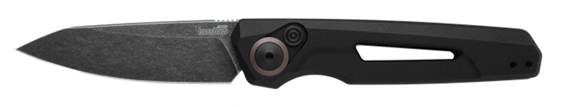 Launch 11, Automatic Push Button Knife, Aluminum Handle, Secure Grip