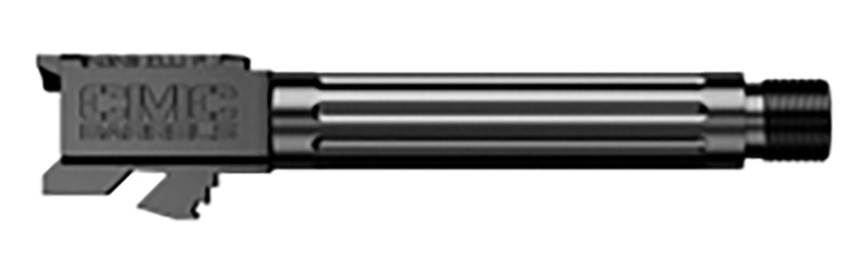 Glock 19 Fluted Barrel, Threaded, Black DLC with hBN Bore & Chamber