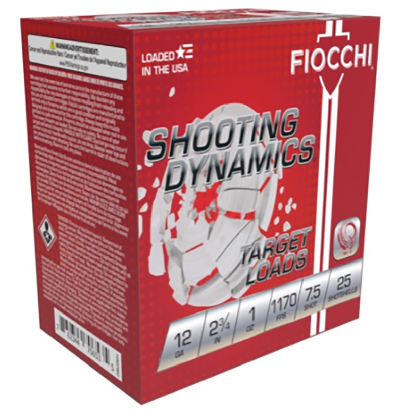 Shooting Dynamics Target, 12 Gauge, 2 3/4" 1 oz, #7.5 Shot, 25/Box