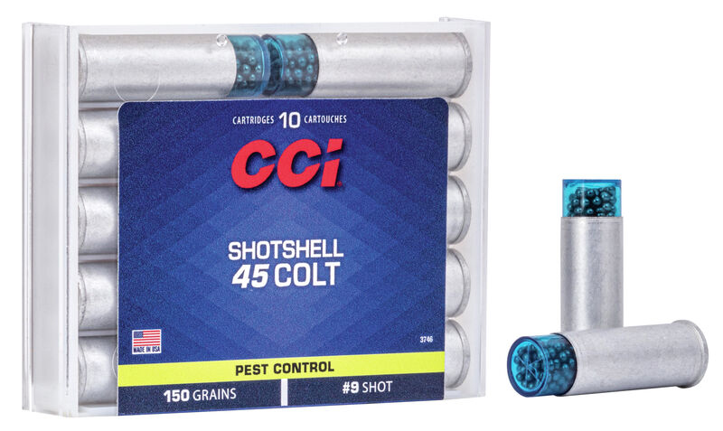 Shotshell, .45 Colt, 150 Grain, #9 Shot, 10/Box