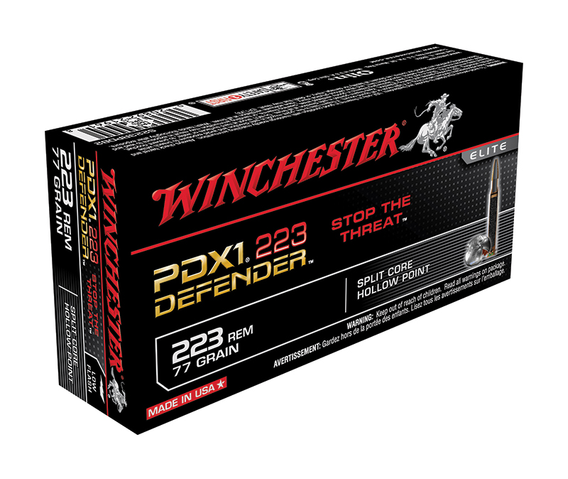 PDX1 Defender, .223 Rem, 77 Grain, Split Core Hollow Point, 20/Box