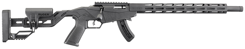Precision, .22 LR, 18" Threaded Barrel, M-LOK Handguard, Black, 15-rd