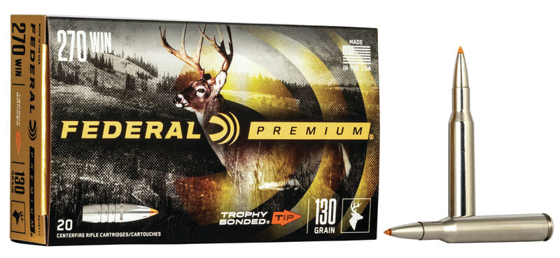 Premium, .270 Win, 130 Grain, Trophy Bonded Tip, 20/Box