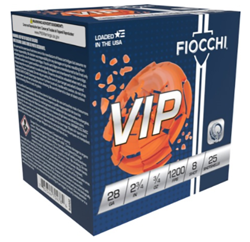VIP, 28 Gauge, 2 3/4" 3/4 oz, #8 Shot, 25/Box
