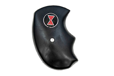 Oversized Rubber Grip, Fits Magnum Models, Black with Black Widow Logo